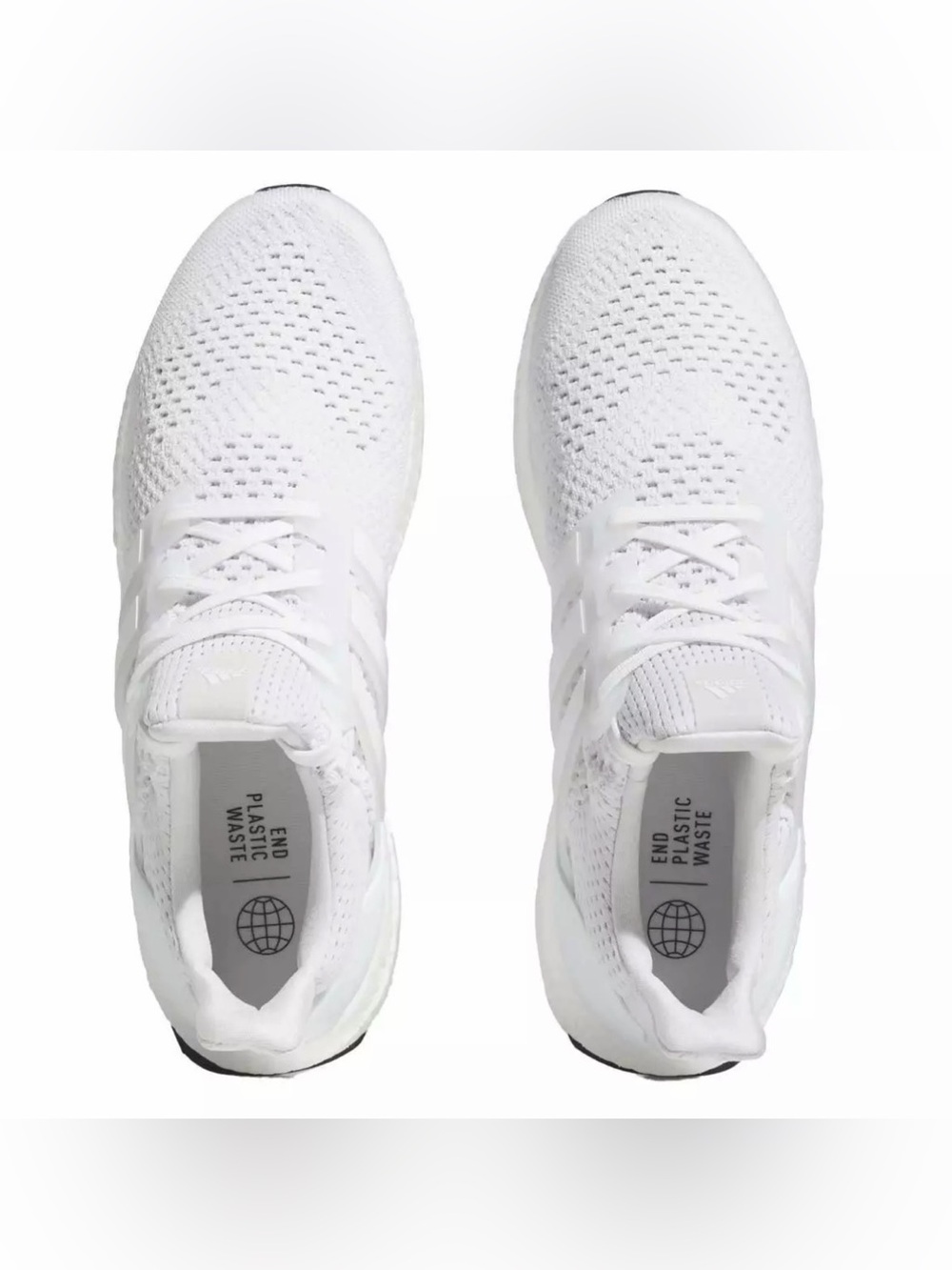 adidas White UltraBoost Knit Running Shoe - Picture 2 of 2